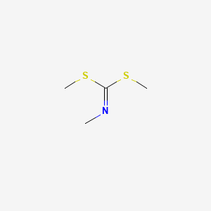 molecular formula C4H9NS2 B8384423 N-Methyl-dithiocarbonimidic acid dimethyl ester CAS No. 18805-25-9