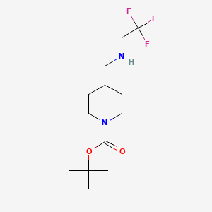 Tert-butyl 4-((2,2,2-trifluoroethylamino)methyl)piperidine-1-carboxylate