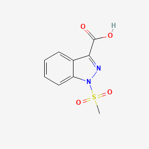 1-(methylsulfonyl)-1H-indazole-3-carboxylic acid