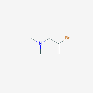 molecular formula C5H10BrN B083847 2-bromo-N,N-dimethylprop-2-en-1-amine CAS No. 14326-14-8