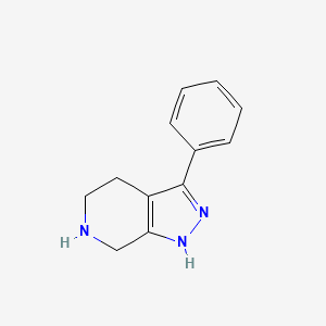 3-phenyl-4,5,6,7-tetrahydro-1H-pyrazolo[3,4-c]pyridine