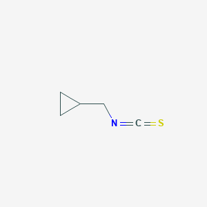 molecular formula C5H7NS B008385 (Isothiocyanatomethyl)cyclopropane CAS No. 6068-90-2