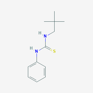 molecular formula C12H18N2S B083852 Urea, 1-neopentyl-3-phenyl-2-thio- CAS No. 15093-39-7