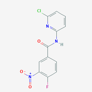 N-(6-chloro-pyridin-2-yl)-4-fluoro-3-nitro-benzamide