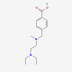 4-(((2-(Diethylamino)ethyl)(methyl)amino)methyl)benzoic acid
