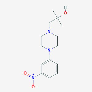 2-Methyl-1-[4-(3-nitro-phenyl)-piperazin-1-yl]-propan-2-ol