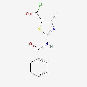 2-Benzoylamino-4-methylthiazole-5-carbonyl chloride