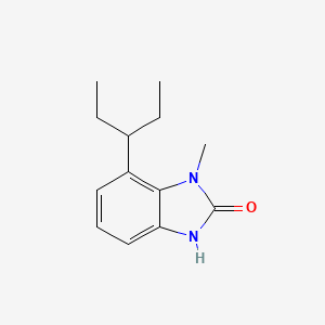 7-(1-Ethylpropyl)-1-methyl-1,3-dihydro-2H-benzimidazol-2-one