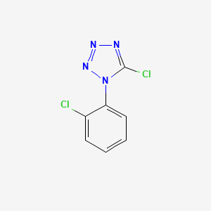 molecular formula C7H4Cl2N4 B8385512 1-(2-Chloro-phenyl)-5-chlorotetrazole 
