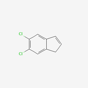 molecular formula C9H6Cl2 B8385513 5,6-dichloro-1H-indene CAS No. 130569-32-3