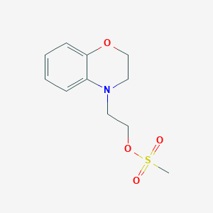 2-(2,3-Dihydro-1,4-benzoxazin-4-yl)ethyl methanesulfonate