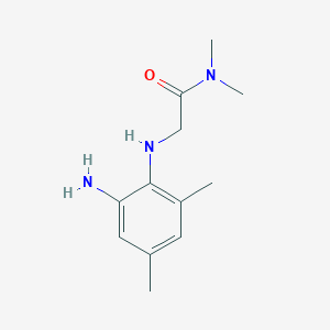molecular formula C12H19N3O B8385767 N2-(2-Amino-4,6-dimethylphenyl)-N1,N1-dimethylglycinamide 