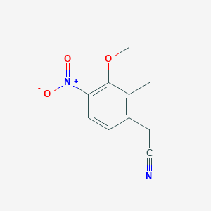 (3-Methoxy-2-methyl-4-nitro-phenyl)-acetonitrile