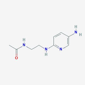 2-(2-Acetamidoethylamino)-5-aminopyridine