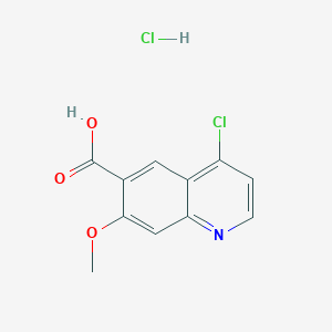 4-Chloro-7-methoxyquinoline-6-carboxylic acid hydrochloride