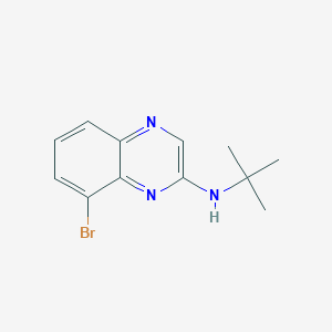 8-bromo-N-(tert-butyl)quinoxalin-2-amine