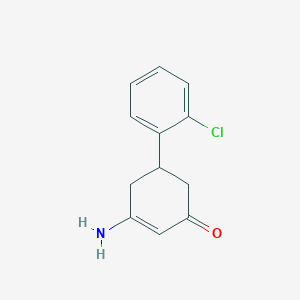 1-Amino-5-(2-chlorophenyl)cyclohexen-3-one