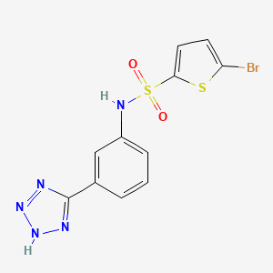 5-Bromo-N-[3-(1H-tetrazol-5-yl)phenyl]thiophene-2-sulfonamide