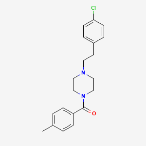 1-[2-(4-Chlorophenyl)-ethyl]-4-(4-methylbenzoyl)-piperazine
