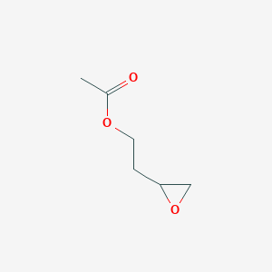 molecular formula C6H10O3 B8385996 3,4-Epoxybutan-1-yl acetate 