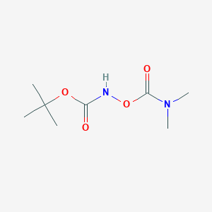 molecular formula C8H16N2O4 B8386029 t-Butyl[(dimethylamino)carbonyl]oxycarbamate 