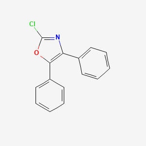 molecular formula C15H10ClNO B8386082 2-Chloro-4,5-diphenyloxazole 
