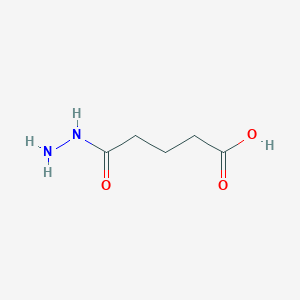 molecular formula C5H10N2O3 B8386093 5-Oxo-5-hydrazinopentanoic acid 