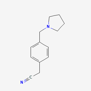 (4-Pyrrolidin-1-ylmethyl-phenyl)-acetonitrile