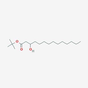 molecular formula C18H36O3 B8386158 Tert-butyl 3-hydroxytetradecanoate CAS No. 88271-09-4