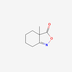 molecular formula C8H11NO2 B8386260 3a-methyl-4,5,6,7-tetrahydrobenzo[c]isoxazol-3(3aH)-one 