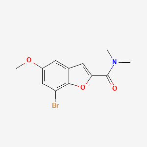 7-Bromo-5-methoxy-N,N-dimethylbenzofuran-2-carboxamide