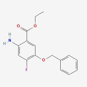Ethyl 2-amino-5-(benzyloxy)-4-fluorobenzoate