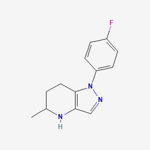1-(4-fluorophenyl)-5-methyl-4,5,6,7-tetrahydro-1H-pyrazolo[4,3-b]pyridine