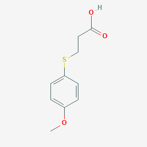 molecular formula C10H12O3S B083864 3-[(4-Methoxyphenyl)thio]propanoic acid CAS No. 13739-36-1