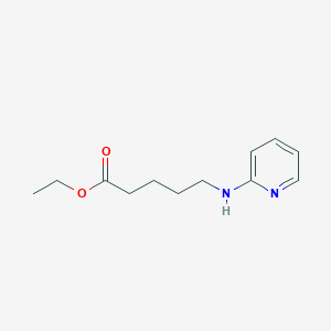 molecular formula C12H18N2O2 B8386483 Ethyl 5-(2-pyridylamino)pentanoate 