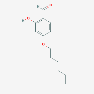 molecular formula C13H18O3 B8386579 4-(Hexyloxy)-2-hydroxybenzaldehyde CAS No. 89027-80-5