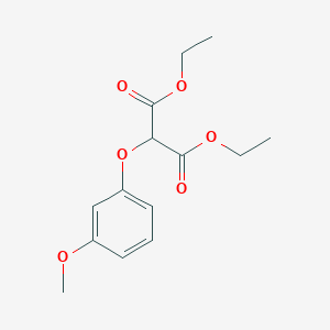 molecular formula C14H18O6 B8386595 Diethyl (m-methoxyphenoxy)malonate 