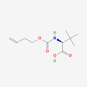 (S)-2-((but-3-enyloxy)carbonylamino)-3,3-dimethylbutanoic acid