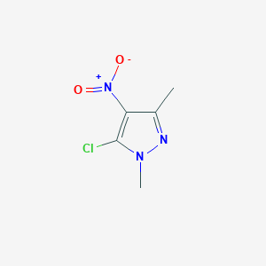molecular formula C5H6ClN3O2 B083867 5-Chloro-1,3-dimethyl-4-nitro-1H-pyrazole CAS No. 13551-73-0
