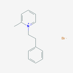 molecular formula C14H16BrN B083870 1-Phenethyl-2-picolinium bromide CAS No. 10551-21-0