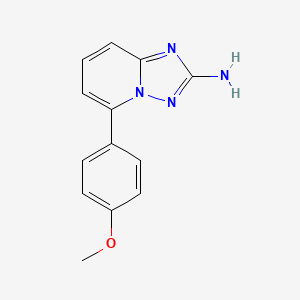 5-(4-Methoxyphenyl)[1,2,4]triazolo[1,5-a]pyridin-2-amine