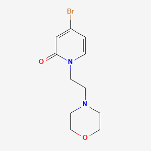 4-bromo-1-(2-morpholinoethyl)pyridin-2(1H)-one