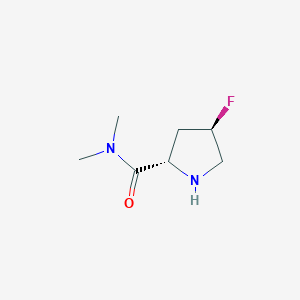 (4R)-4-fluoro-N,N-dimethyl-L-prolinamide