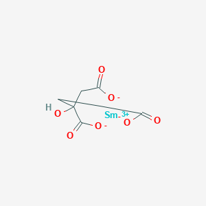molecular formula C6H5O7Sm B083872 Samarium citrate CAS No. 13074-85-6