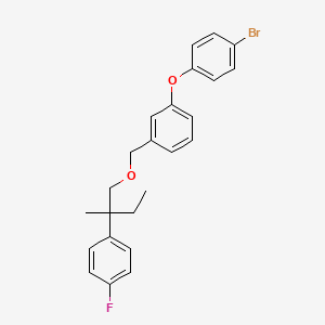 3-(4-Bromophenoxy)benzyl 2-(4-fluorophenyl)-2-methylbutyl ether