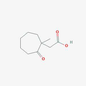 1-Methyl-2-oxocycloheptaneacetic acid
