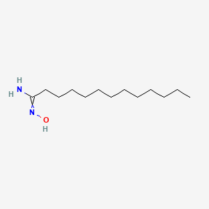 molecular formula C13H28N2O B8387313 N'-hydroxyltridecanimidamide 