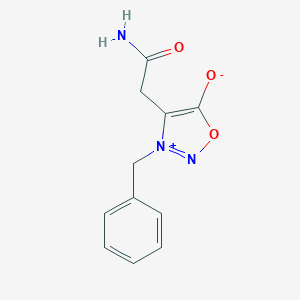 molecular formula C11H11N3O3 B083875 3-Benzylsydnone-4-acetamide CAS No. 14504-15-5
