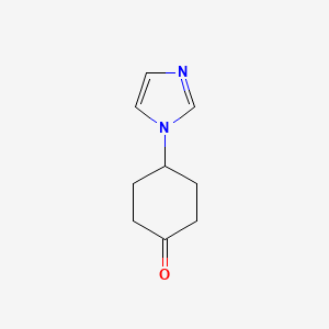 molecular formula C9H12N2O B8387510 4-Imidazol-1-yl-cyclohexanone 
