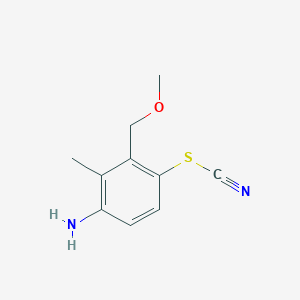 3-Methoxymethyl-2-methyl-4-thiocyanoaniline